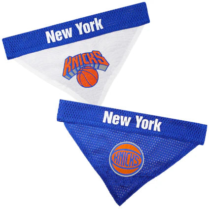 Pets First New York Knicks Rerversible Bandana (S/M )