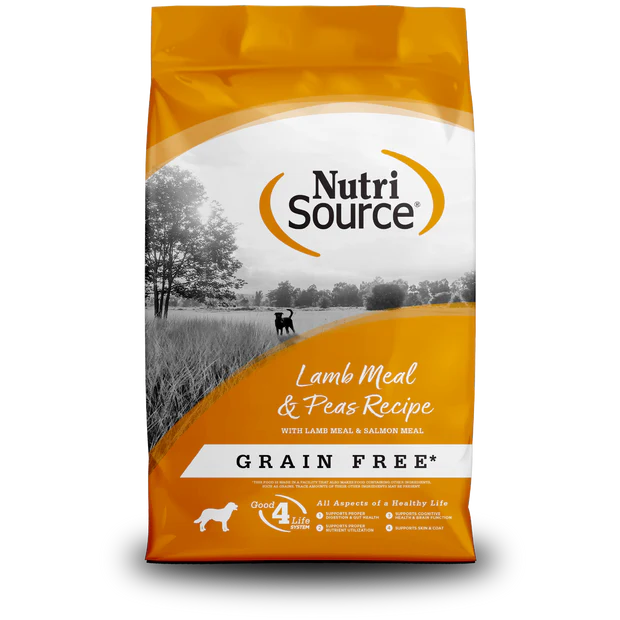 NutriSource Dry Dog Food Lamb Meal & Pea Recipe 26lb