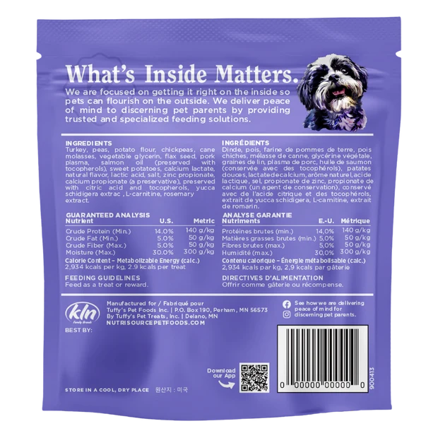 NutriSource Little Bites With Turkey Dog Treats (6oz bag)