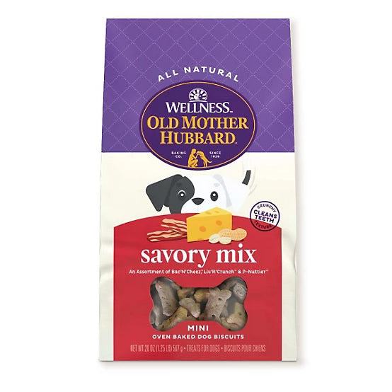 Old Mother Hubbard Savory Mix Mini Oven Baked Dog Biscuits (20oz)