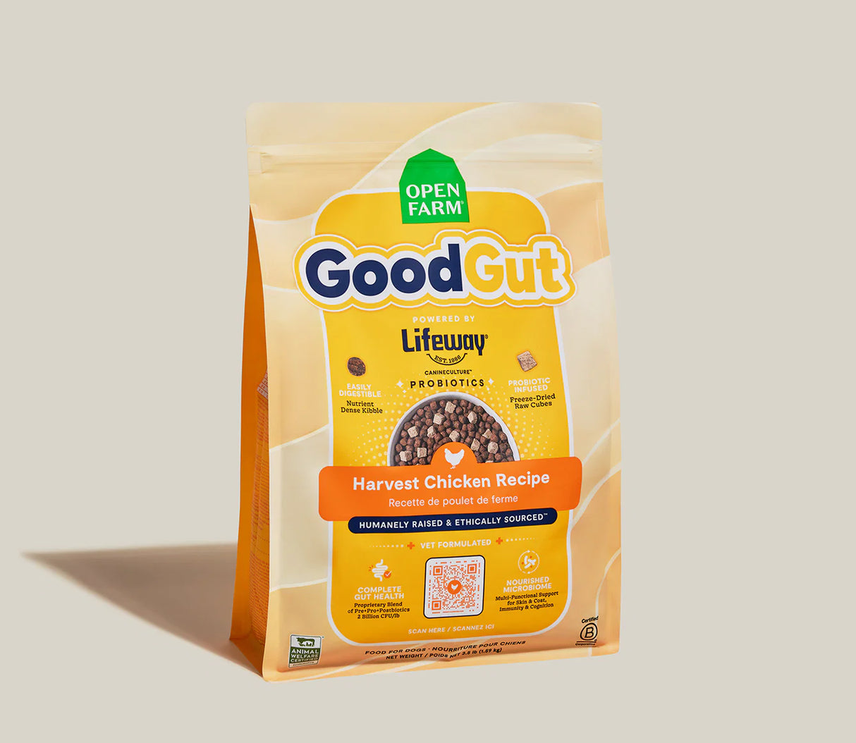 Open Farm GoodGut Harvest Chicken Dry Dog Food (3.5lb Bag)