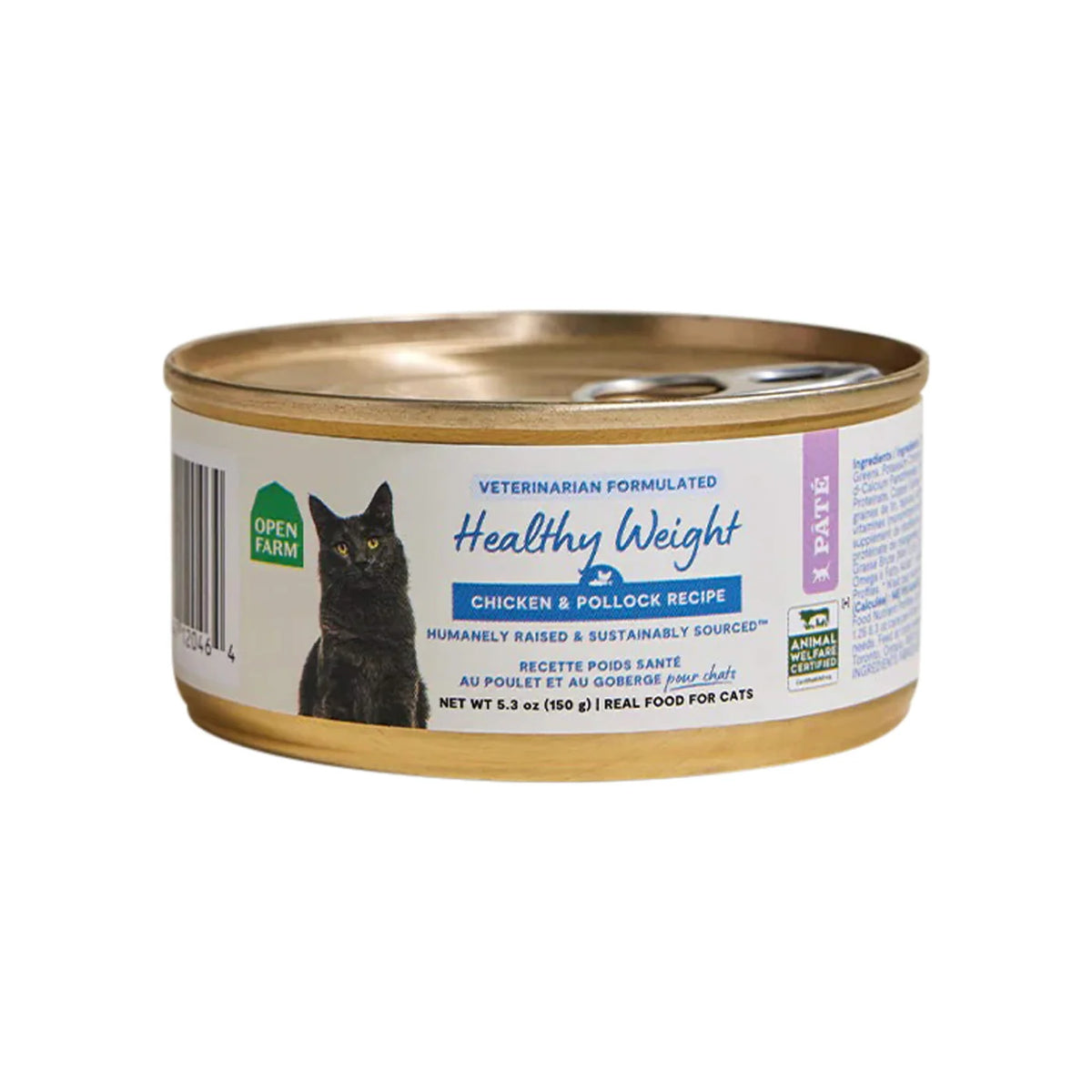 Open Farm Healthy Weight Grain Free Chicken & Pollock Wet Cat Food (2.8oz can)