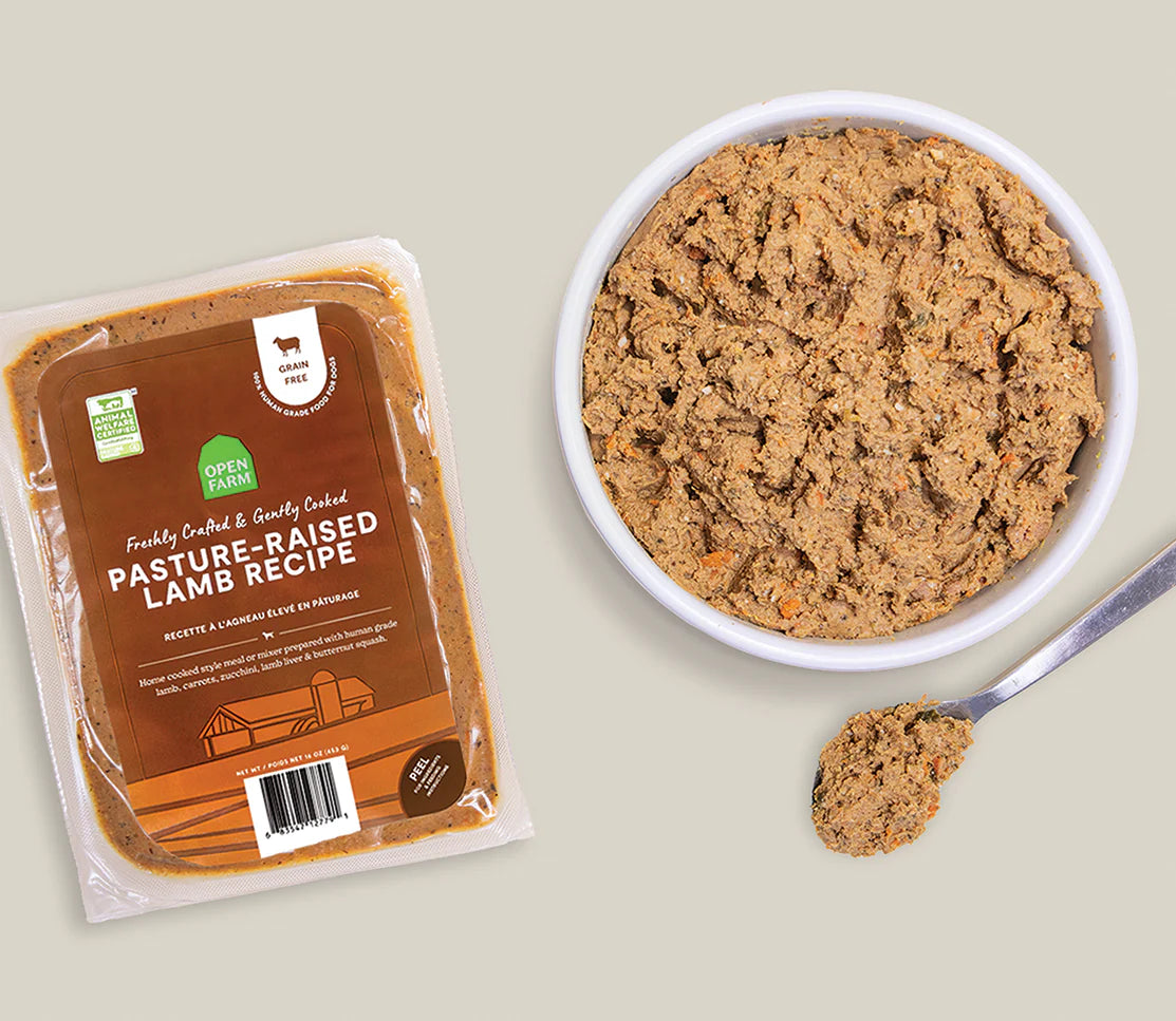Open Farm Pasture-Raised Lamb Cooked Frozen Dog Food (16oz)