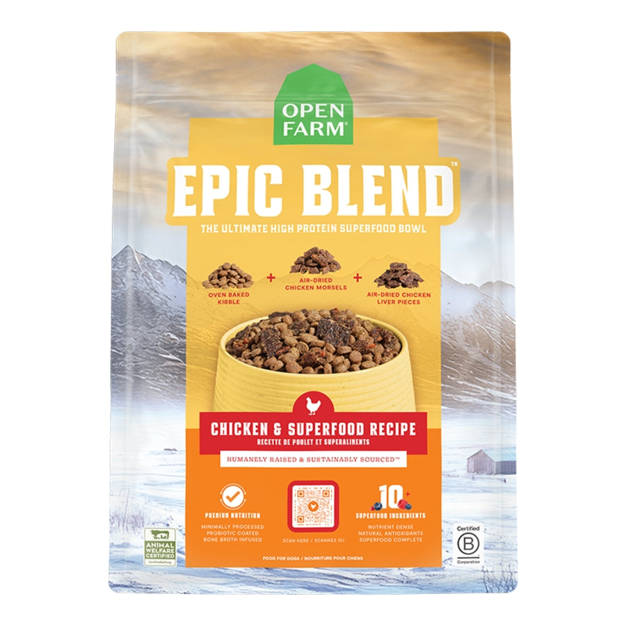 Open Farm Epic Blend Chicken & Superfood Dry Dog Food (3.5lb bag)