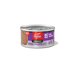 أوريجين القط قطع حرة في مرق الدجاج والتونة 3oz