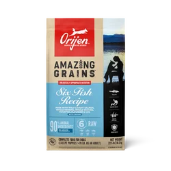 Orijen Amazing Grains Six1 Fish Dry Dog Food (4lb)