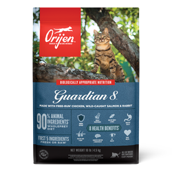Orijen Guardian 8 Chicken, Salmon & Rabbit Dry Cat Food (4lb Bag)