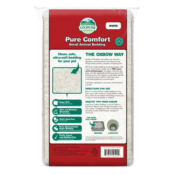 Oxbow Pure Comfort Bedding White 36L