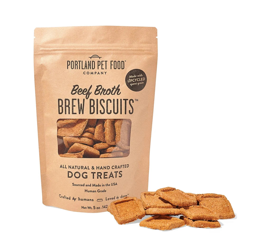 Galletas de caldo de res Portland Pet Brew, 5 oz
