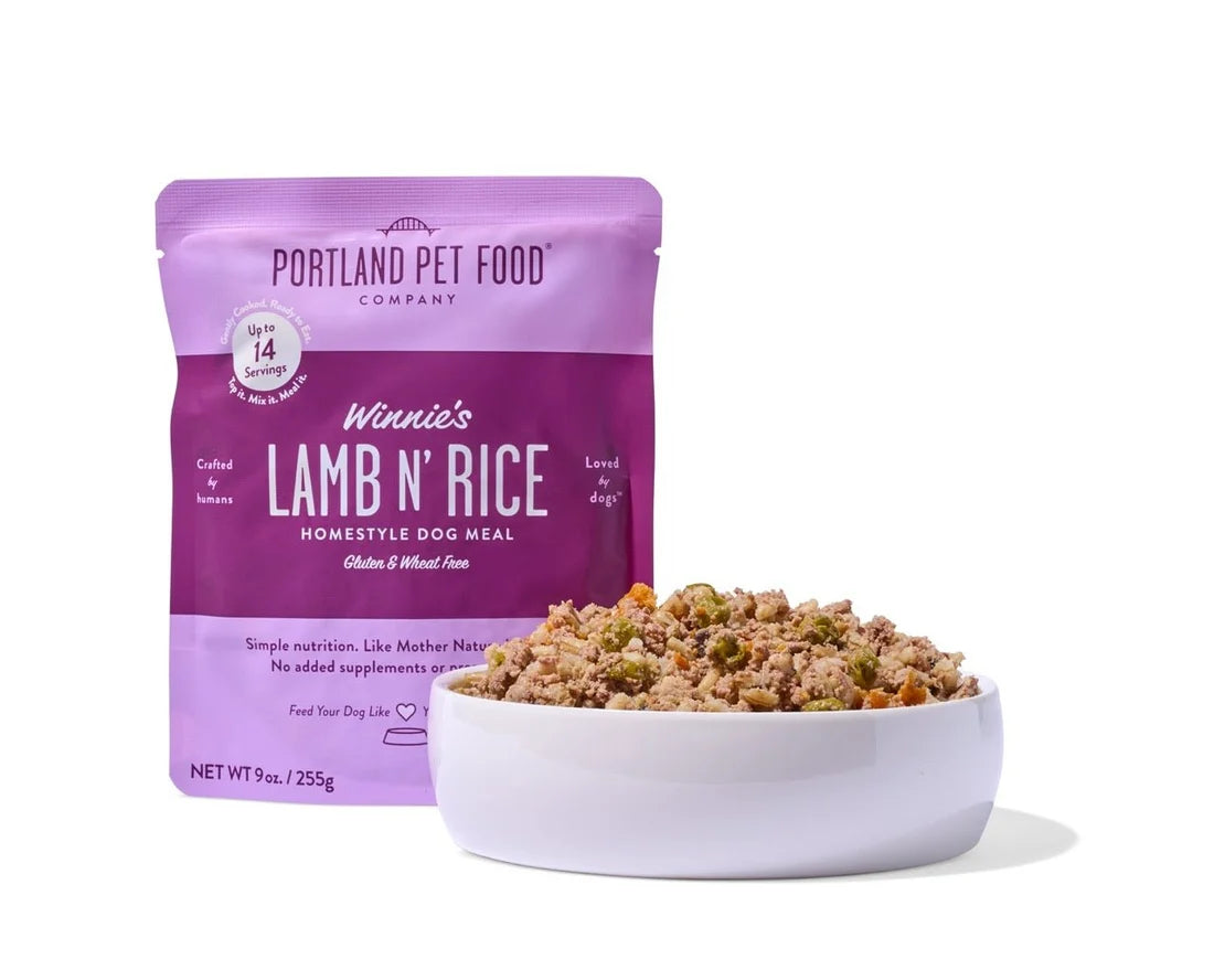 Portland Pet Winnie's Lamb N' Rice Dog Food Topper (9oz Pouch)