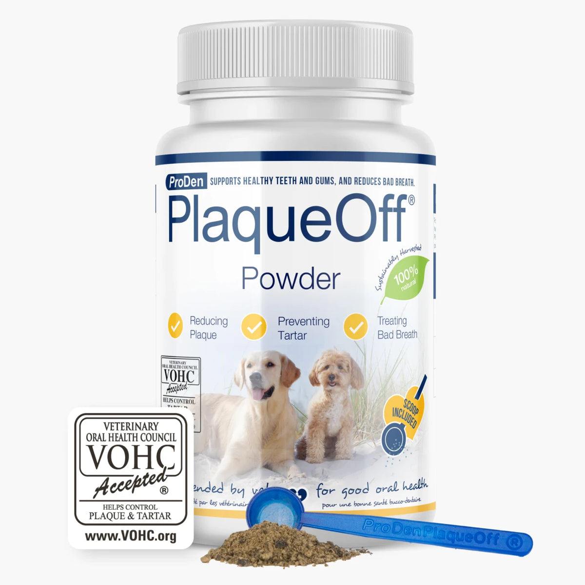 ProDen PlaqueOff Powder for Dogs & Cats (60g)