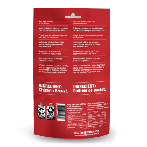 PureBites Cat Freeze-Dried Treats Chicken Breast 2.32oz