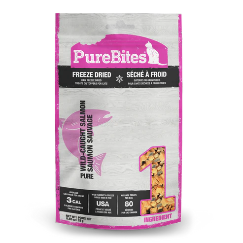 PureBites Cat Freeze-Dried Treats Wild Salmon 0.92oz