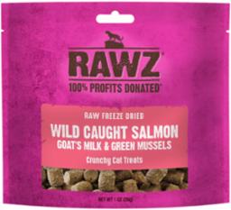 Rawz Cat Treat Freeze Dried Venison Goat's Milk & Green Mussels 1oz