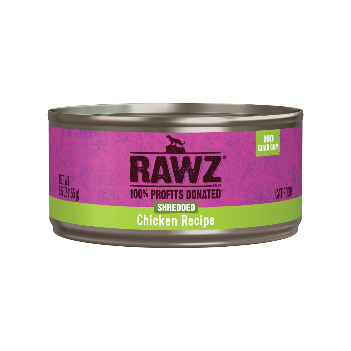 Rawz Cat Wet Food Shredded Chicken 5.5oz