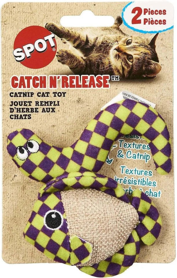 SPOT Catch N' Release Cat Toy (2 pack) - Assorted Styles