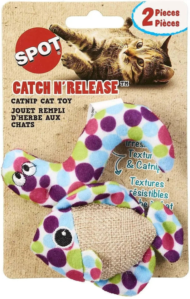 SPOT Catch N' Release Cat Toy (2 pack) - Assorted Styles
