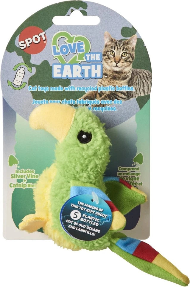 Juguete de hierba gatera para loros Ethical Love The Earth