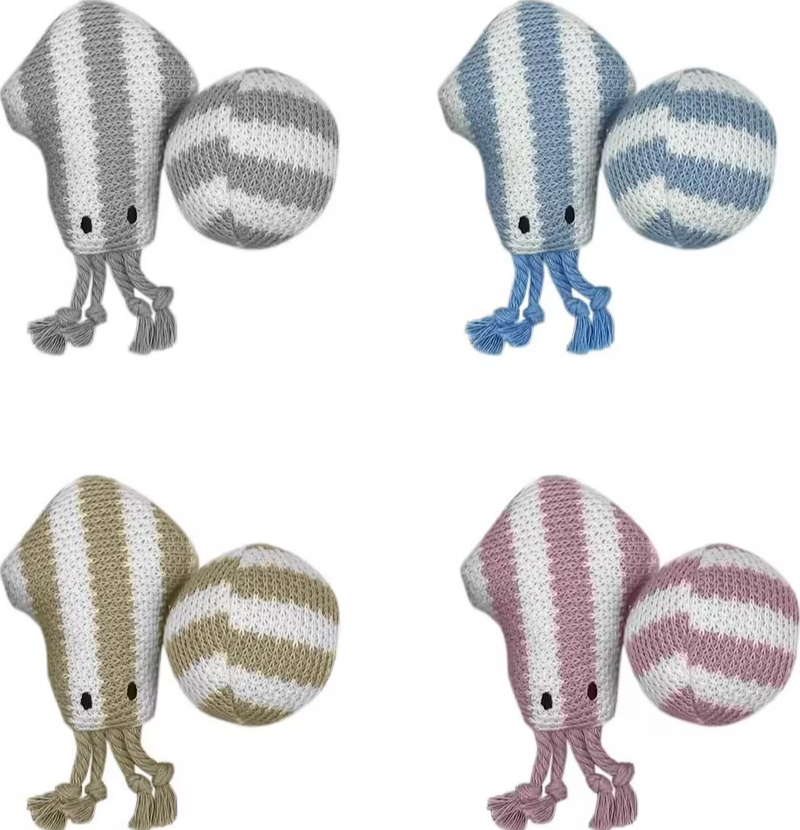 SPOT Snugglers Squid & Ball Cat Toy - Assorted Colors
