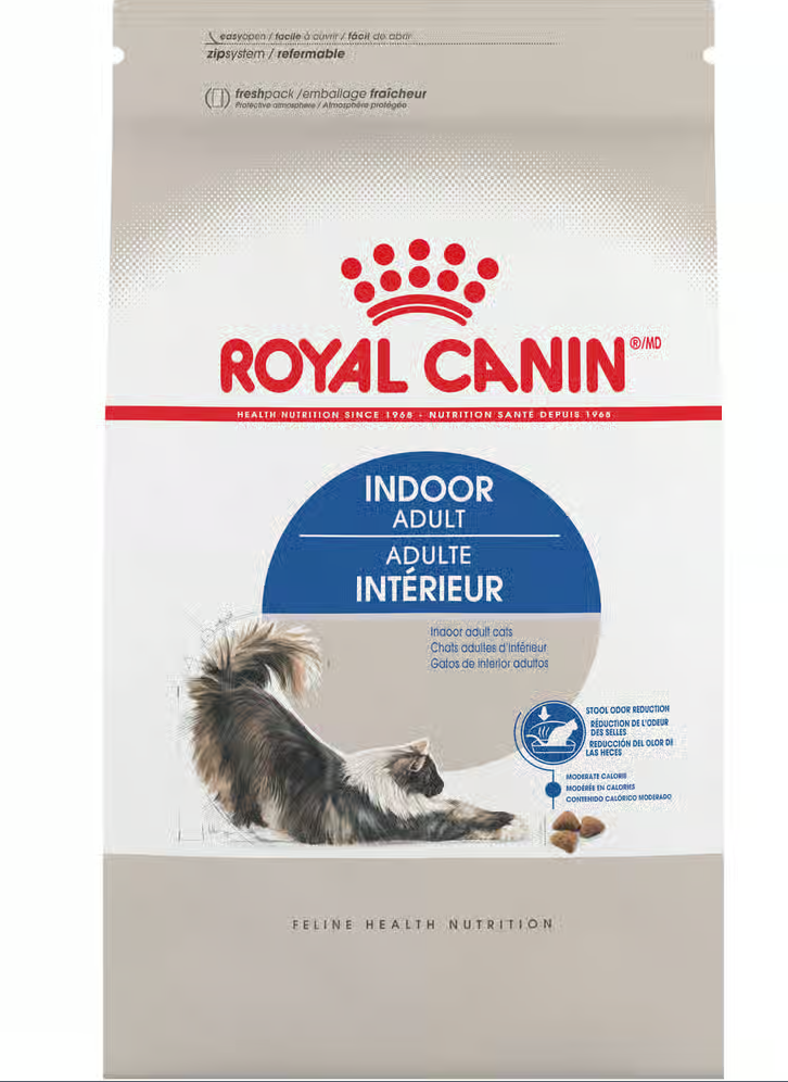 Royal Canin Indoor Adult Dry Cat Food (3lb Bag)