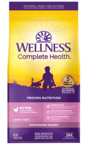 Alimento seco para gatos Wellness Complete Health Grain Free Kitten