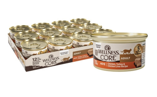 Wellness Cat CORE Chicken, Turkey & Chicken Liver 3oz