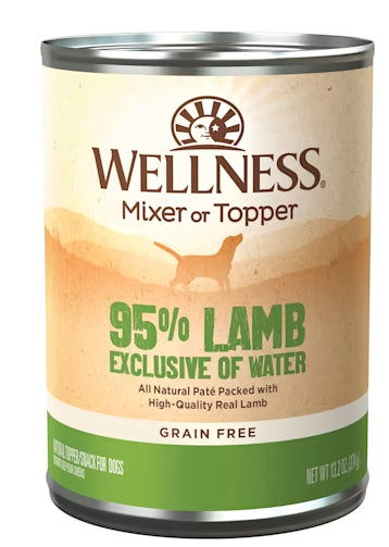 Wellness Dog Wet Food 95% Lamb Grain-Free 13.2oz