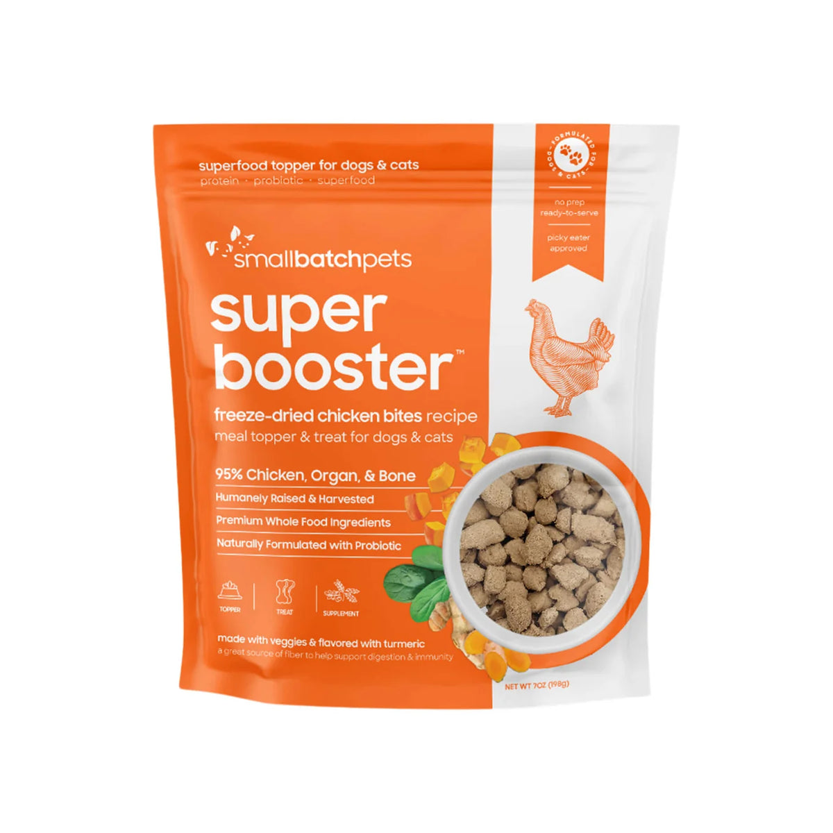 SmallBatch Dog & Cat Food Topper Freeze-Dried ChickenBites