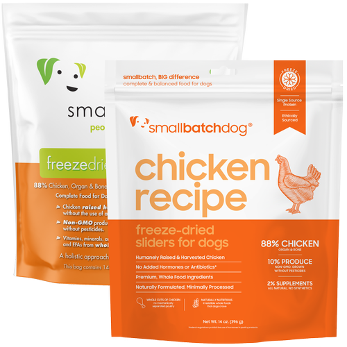 SmallBatch 冻干狗粮 ChickenBatch Sliders