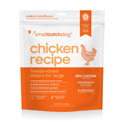 SmallBatch 冻干狗粮 ChickenBatch Sliders