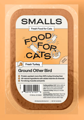 Smalls Cat Frozen Gently Cooked Ground Turkey 5oz