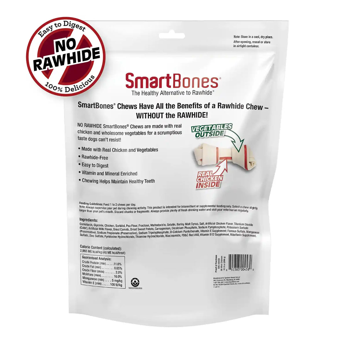 SmartBones Chicken Dog Chews (Mini - 24 count bag)