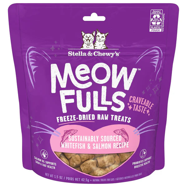 Stella & Chewy C Fd Meowfulls Whitefish / Salmon 1,5 oz