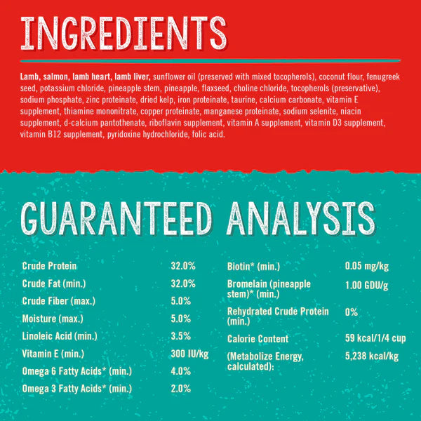 Stella & Chewy's D FD Stella's Solutions Soporte para piel y pelaje Cordero/salmón 4,25 oz