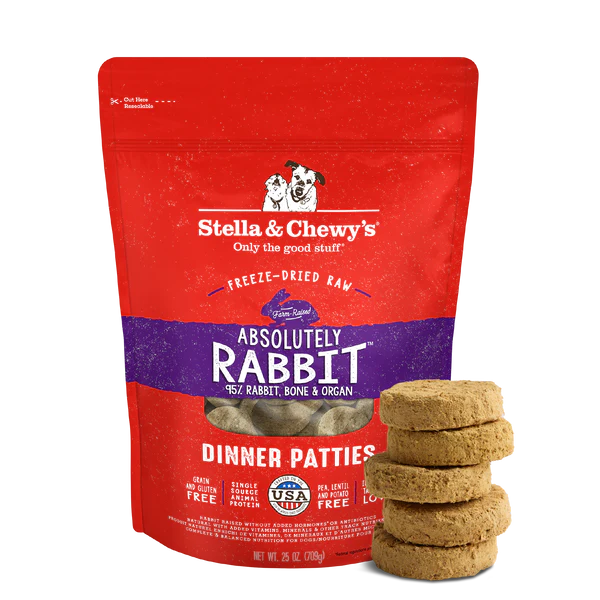 Stella & Chewy's D fd galets absolument lapin 25oz