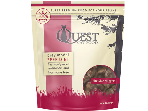 Steve's Real Food Beef Nuggets Cat Frozen Food (2lb Bag)