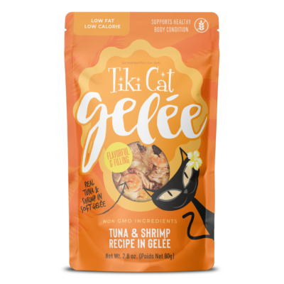 Tiki Cat Wet Food Pouch Gelee Tuna & Shrimp 2.8oz