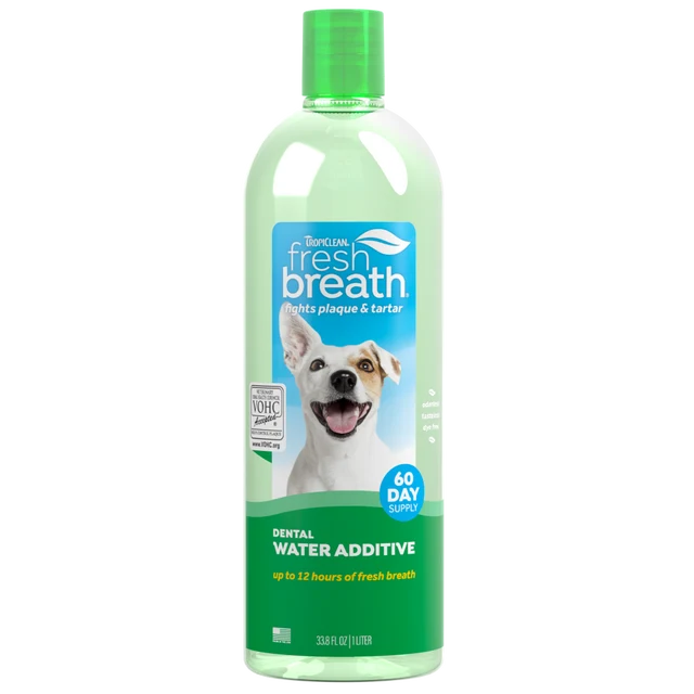 Solución para la salud dental Tropiclean D Fresh Breath de 8 oz