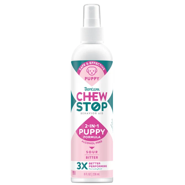 Tropiclean Chew Stop Behavior Aid Puppy Spray (8oz bottle)