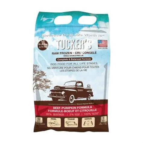 Tucker's Beef-Pumpkin Formula Raw Frozen Dog Food (6lb)