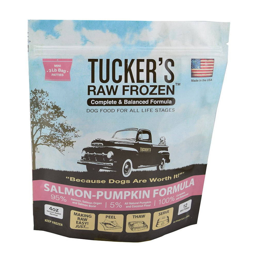 Tucker's Salmon & Pumpkin Raw Frozen Dog Food (3lb)