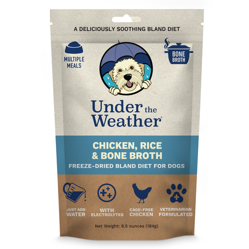 Under The Weather Dog Freeze Dried Chicken Rice & Bone Broth 6.5oz