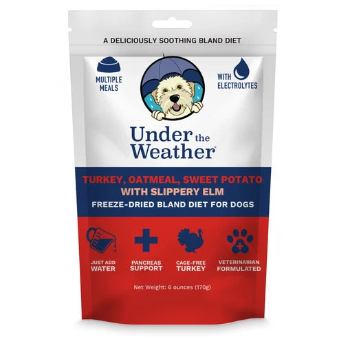 Under The Weather Turkey, Oatmeal & Sweet Potato Freeze-Dried Bland Diet for Dogs (6oz)