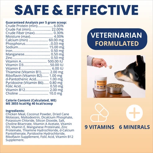 Under The Weather Ready Cal High Calorie Powder for Dog Food Topper (300g)