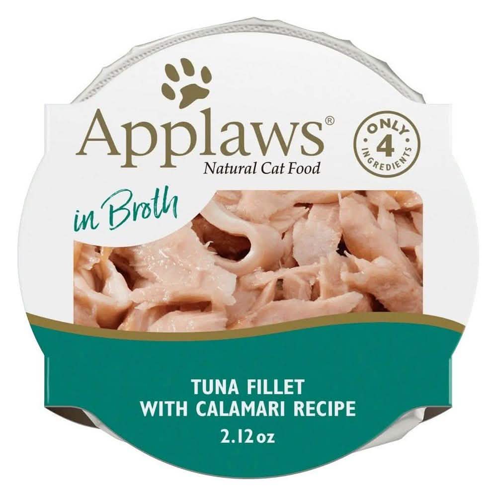 Applaws Wet Cat Food Tuna Fillet with Calamari Recipe in Broth