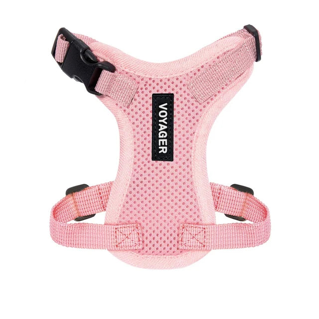 Voyager Cat Harness & Leash Step-In Air Pink with Pink Trim (XXS)