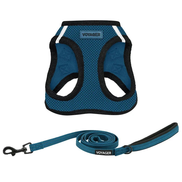 Voyager Cat Harness & Leash Step-In Air Turquoise with Turquoise Trim (XXS)