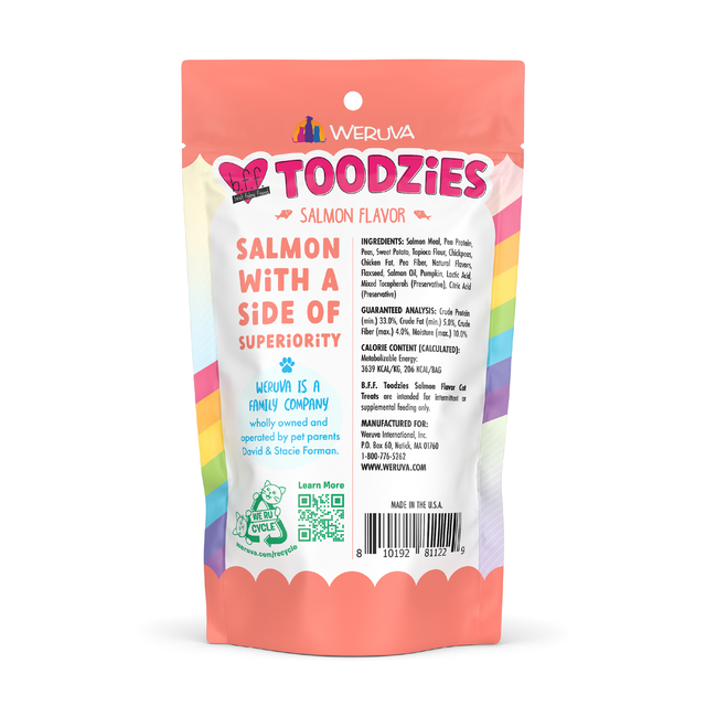 Weruva Cat Treat Toodzies Salmon 2oz