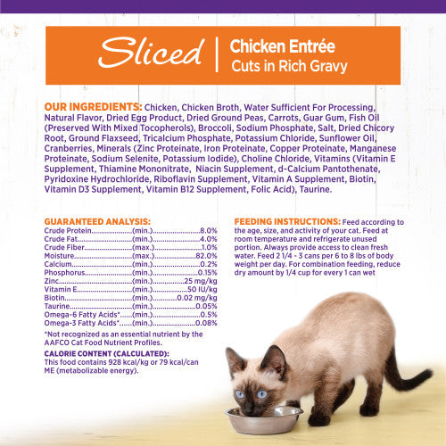 Wellness Cat Complete Health Sliced Chicken Entree in Rich Gravy 5.5oz