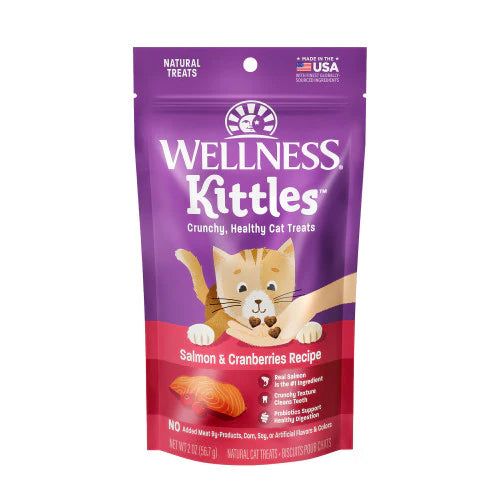 Wellness Cat Kittles Salmon & Cranberries 2oz